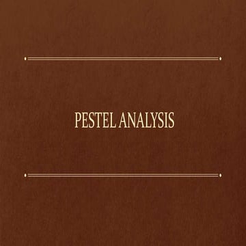 Pestle analysis