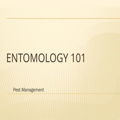 Food Safety management System - Pest Management