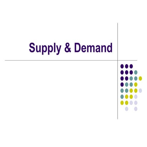 Pe supply & demand student