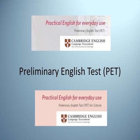 Preliminary English Test