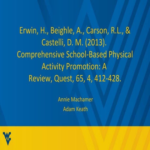 Pet 735 presentation comprehesive school pe
