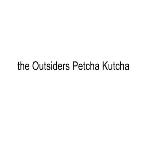 A Haphazard Petcha Kutcha | PDF
