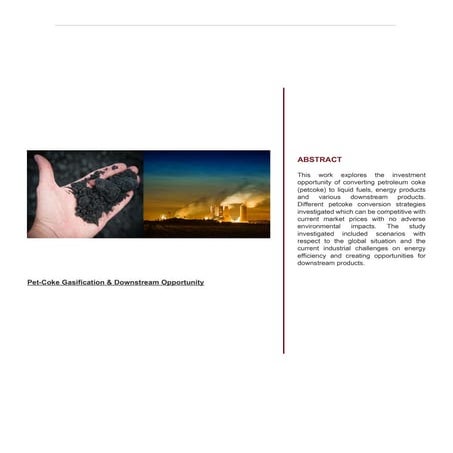 KSA scenario in Petcoke