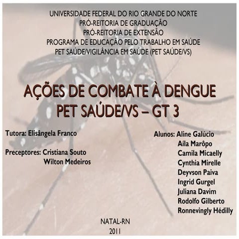 Apresentação Dengue Completa PET