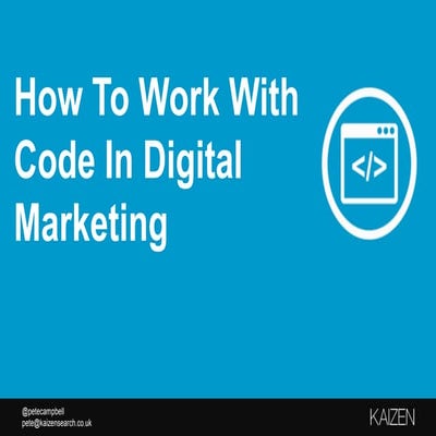 How to Code for Digital Marketing | PPTX