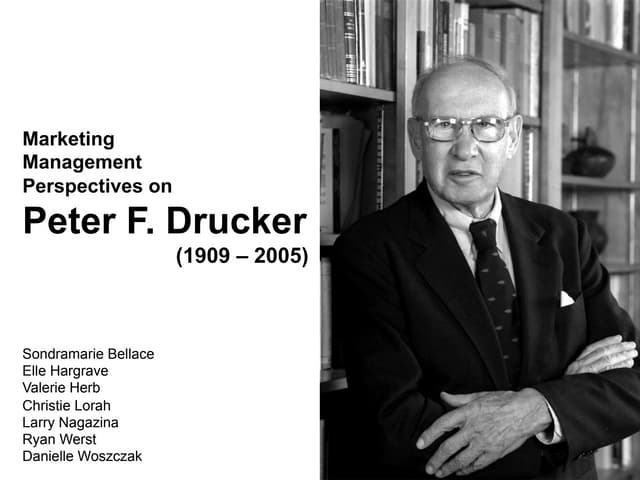Peter Drucker | PPTX