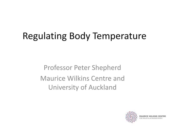 Peter Shepherd Thermoregulation