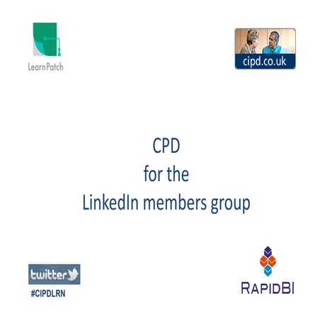 Peter Cheese webinar slides April 2013