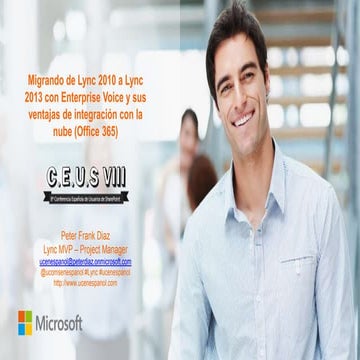 CEUS VIII Ponencia de UC Microsoft. Madrid - S