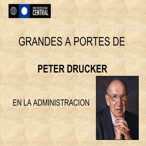 Peter drucker