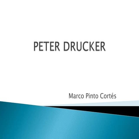 Peter drucker