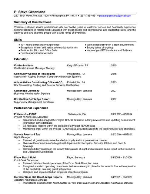 Resume Manny Germinaro 02 23 15 - Petergreenlandresume Revised 06 09 15 151203053206 Lva1 App6891 Thumbnail 