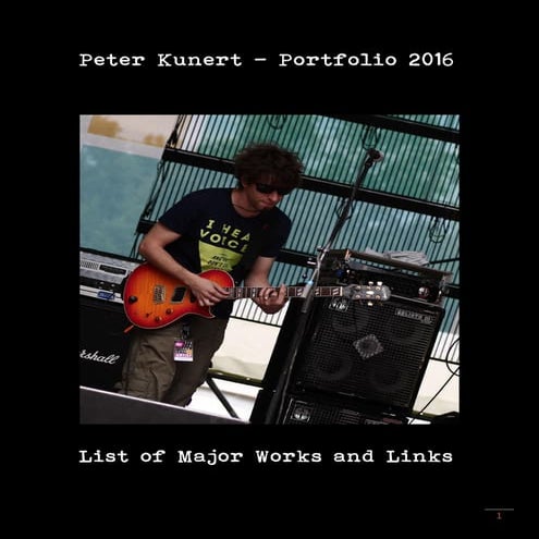 Peter Kunert Portfolio 2016