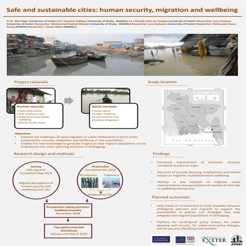 Power of partnership conference: Poster: Safe and sustainable cities