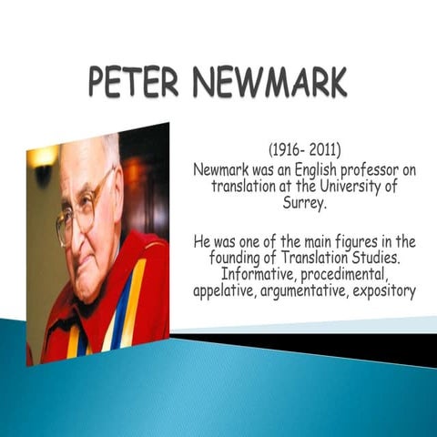 Peter newmark
