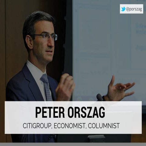 Peter Orszag's Professional Experience