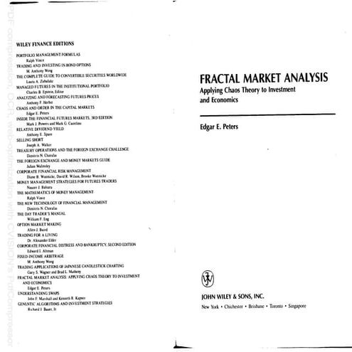 Application of Chaos in Investment and Economics | PDF