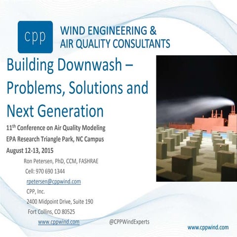 Building Downwash - Problems, Solutions and Next Generation | PPTX