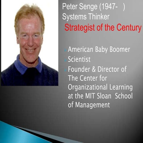 Peter Senge   Strategist Of The Century