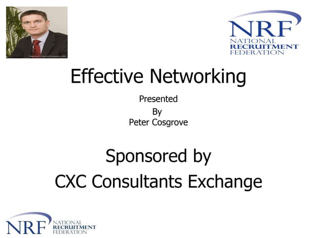 Effective Networking