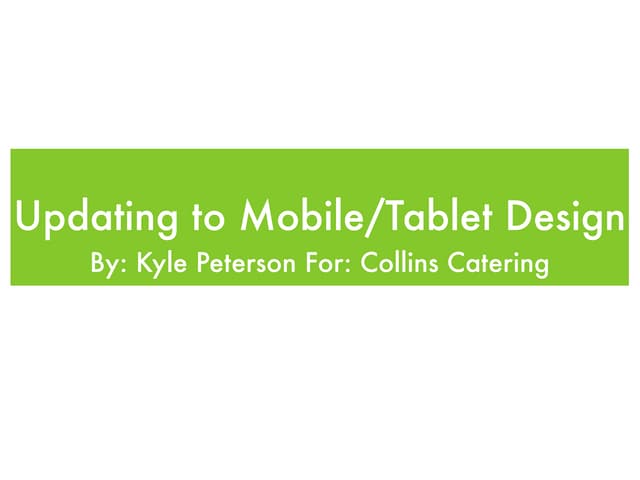 mobile presentation