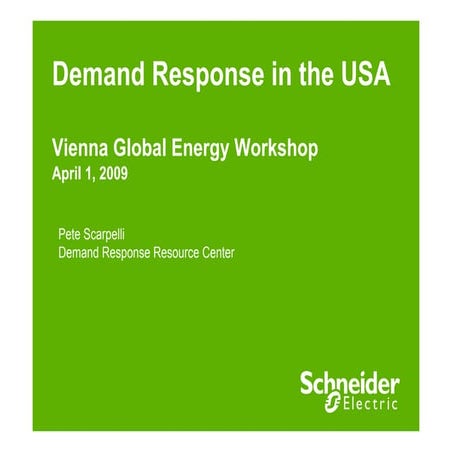Demand Response in the US 