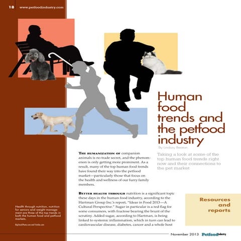 Human Food Trends & the Petfood Industry - Quotes from Lisa Alley - Zarkades