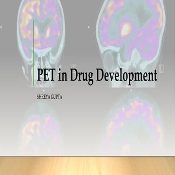 PET in Drug Development