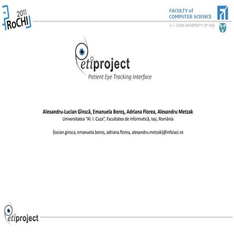 PetiProject@RoCHI2011