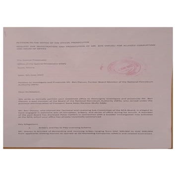 PETITION.pdfScandal at NPA: Former Board Member Accused of Deep Bribery and Corruption