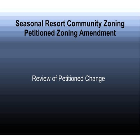 May 2012 Cottage Size Petition Review