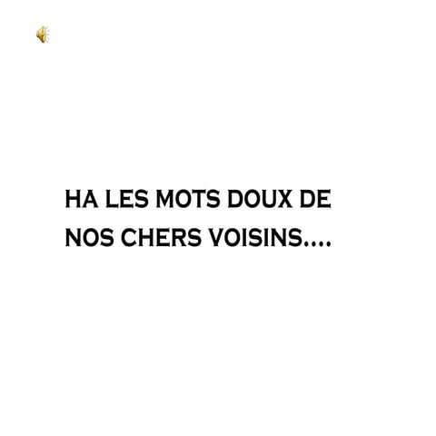 Petits mots de voisins