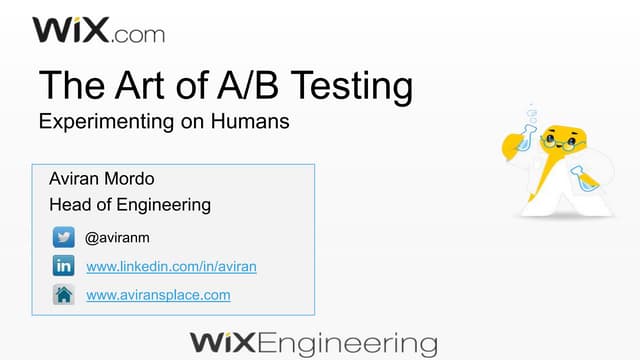 The Art of A/B Testing
