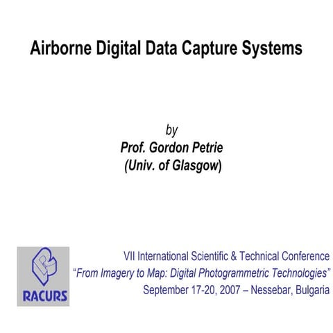 Airborne Digital Data Capture Systems