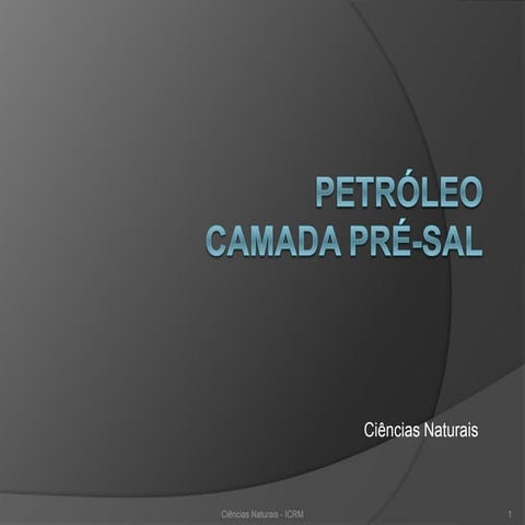 Petróleo parte 2 pré sal  prof Ivanise Meyer