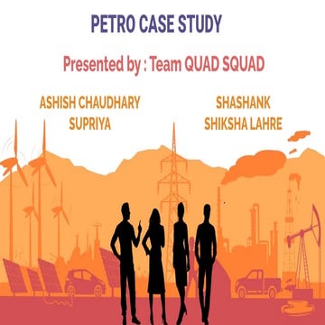 Petroleum Engineering Case Study - Enhanced Oil Recovery