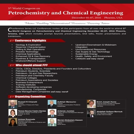 Petrochemistry 2016 a4 brochure