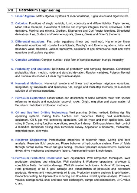 KNUST PETROLEUM ENGINEERING COURSE OUTLINE visual data 3