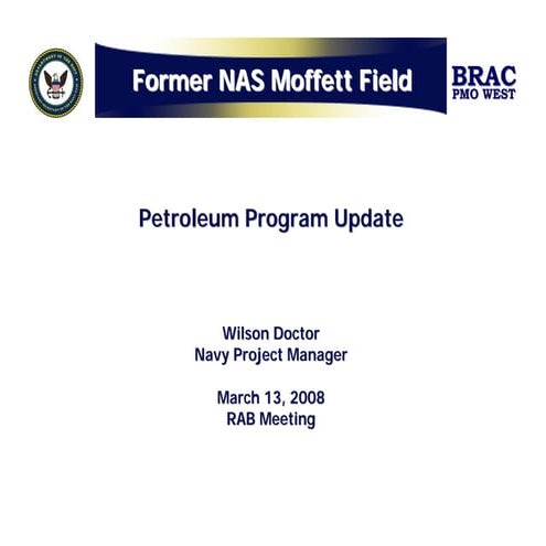 Petroleum Program Update