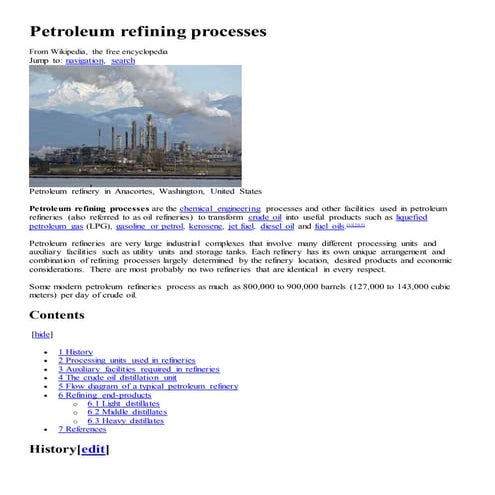 Petroleum refining processes