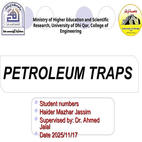 PETROLEUM TRAPS.pptPETROLEUM TRAPS.pptmb