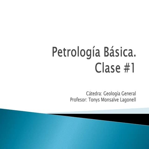 Petrología básica: ígneas, sedimentarias y metamórficas