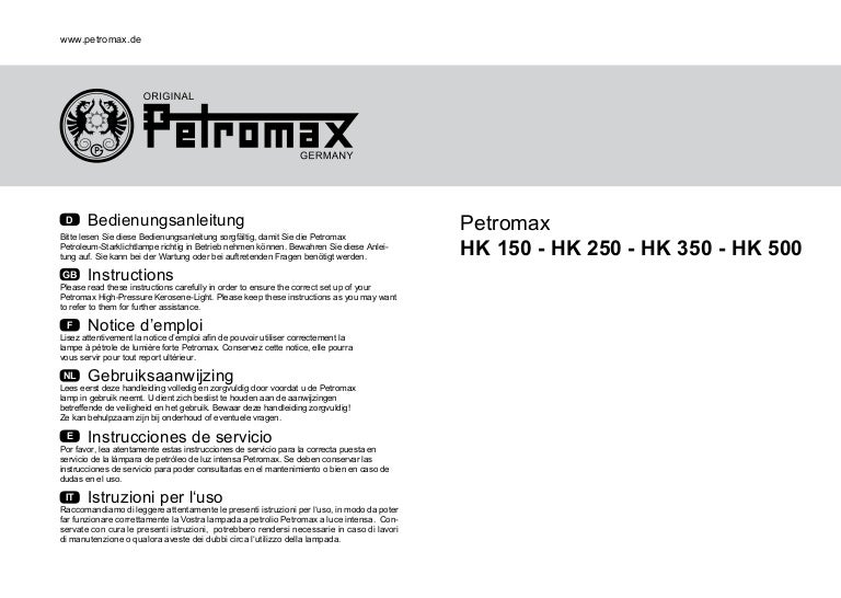 + joint pièces de rechange 153 Petromax carburateur corps HK 350-500 90