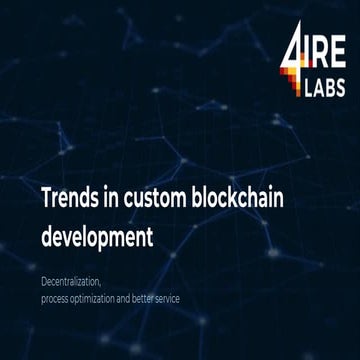 Алена Петращук - “Тренды на рынке кастомной блокчейн разработки”