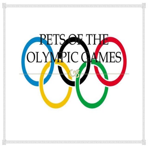 Pets of the olympic games (1)