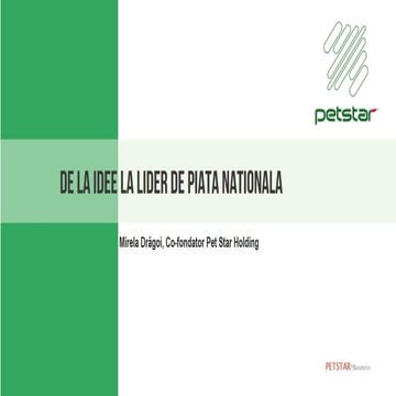 Pet star adn antreprenor presentation