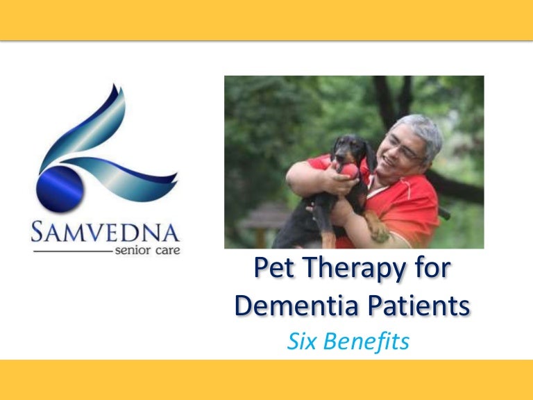 Six benefits of Pet Therapy for dementia patients