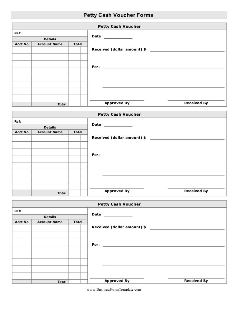 petty cash voucher cash voucher