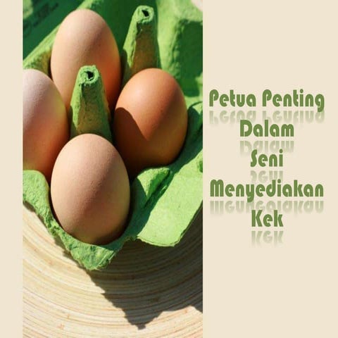Petua dalam Menyediakan Kek