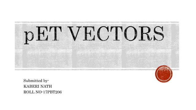 pET vectors